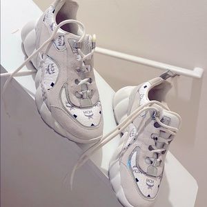 Lightly worn Authentic MCM Monogram Sneakers